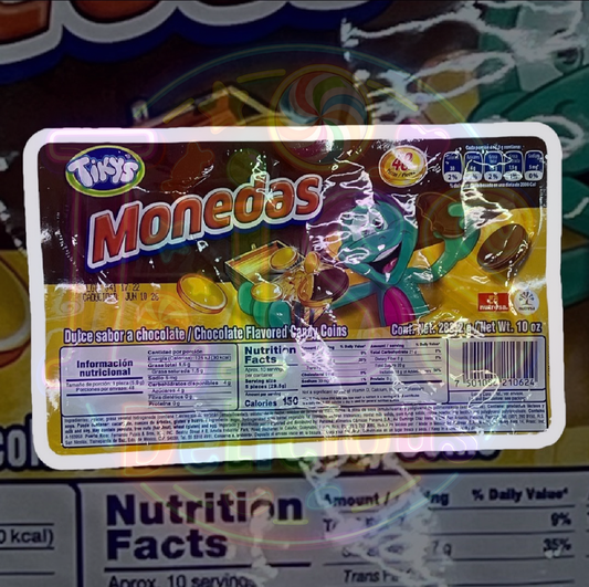 Monedas de chocolate